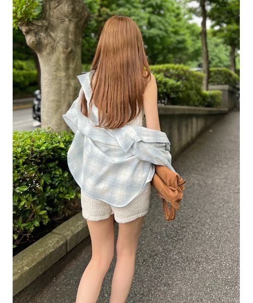 SNIDEL ブラウス シャツ シアープリーツシャツ レディース