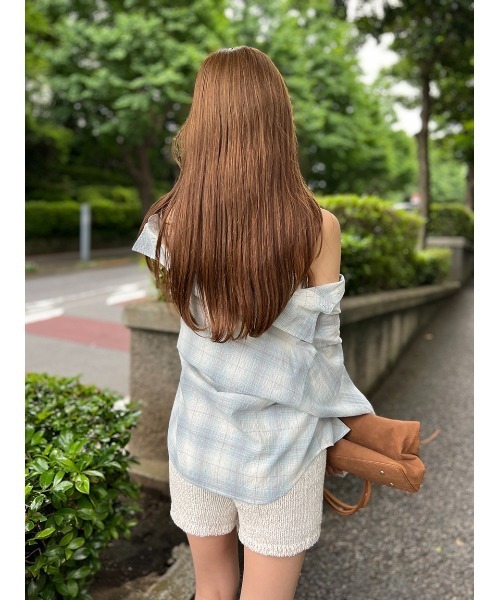 SNIDEL ブラウス シャツ シアープリーツシャツ レディース