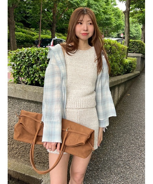 シアープリーツシャツ SNIDEL ブラウス シャツ シアープリーツシャツ レディース