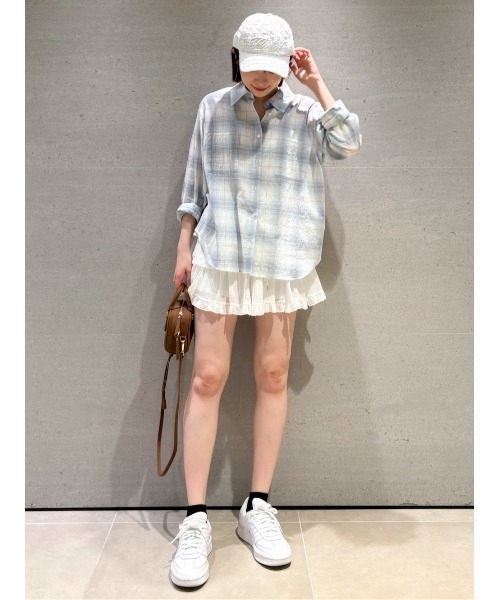 シアープリーツシャツ SNIDEL ブラウス シャツ シアープリーツシャツ レディース