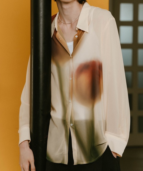 knuth marf ブラウス　シャツ Knuth Marf ブラウス シャツ 「Knuth Marf」flower print sheer