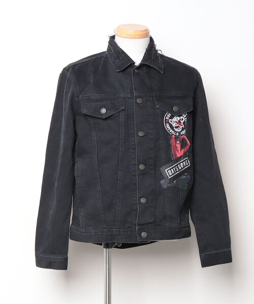 正規品 DIESEL ブラックデニムジャケット M DIESEL 「DIESEL」 デニムジャケット M ブラック メンズ