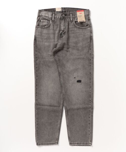 Levi's ブラックデニムパンツ ダメージ加工 Levi's 「Levi's」 ダメージ加工デニムパンツ 24 ブラック