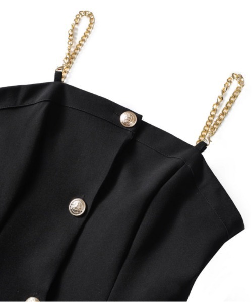 LA POMME petit セットアップ Lady Front Chain Set up