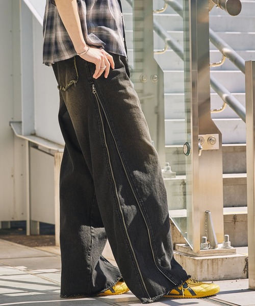 パンツ・ボトムスその他 MOUND SLIM DENIM PANTS BLACK MINEDENIM - N.Slim Tapered STR 5pocket OWS (BLACK) / スリム