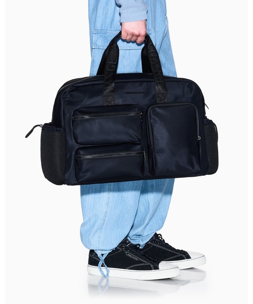 LQ MEN　 ブラック ボストンバッグ LQ MEN ブラック ボストンバッグ