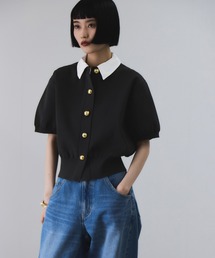 ADAM ET ROPE'（アダムエロペ） カーディガン 半袖 「サステナブル