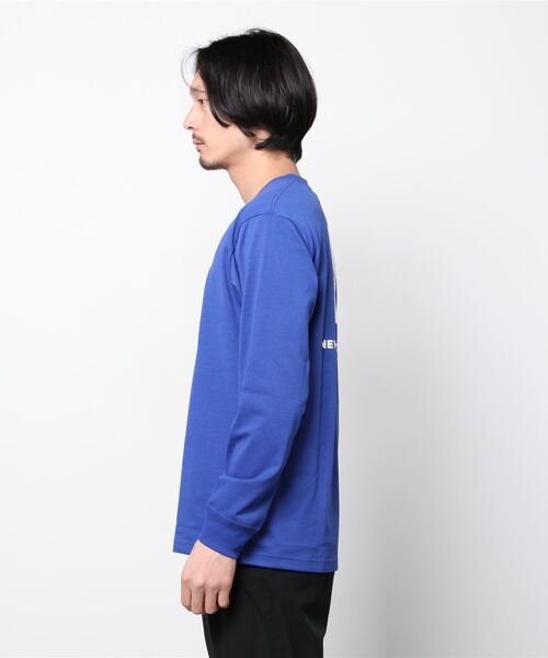 新品　THE NORTH FACE 長袖カットソー ブルー THE NORTH FACE 「THE FACE」 長袖Tシャツ L ロイヤルブルー