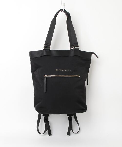 LANVIN en Bleu ブラックブーティ 24 LANVIN en Bleu - 41□ランバン オンブルー 本革