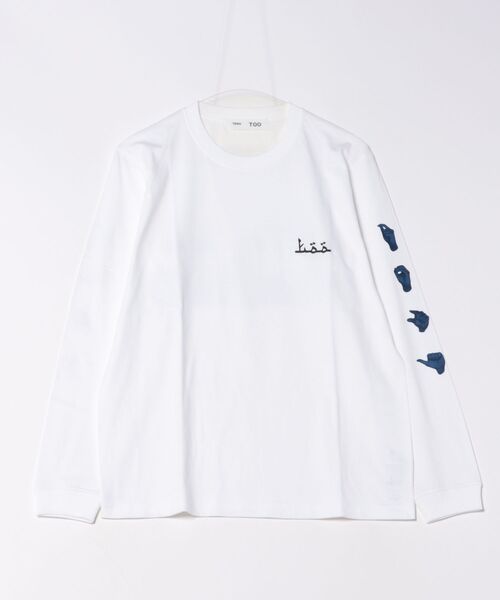 TOGA 長袖カットソー　ロンT TOGA TOO/トーガトゥ】Print tee LS/プリントロングTシャツ（Tシャツ