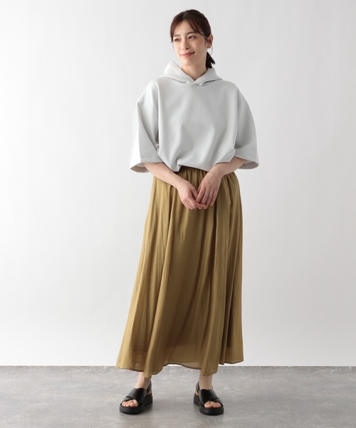 「GLOBAL WORK」 半袖Tシャツ MEDIUM ライトグリーン メンズ