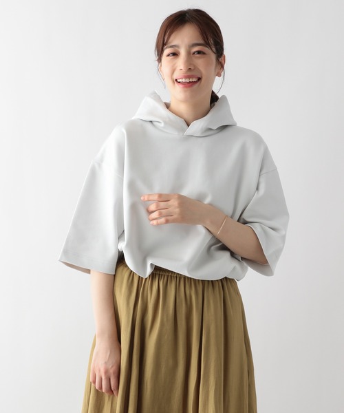 「GLOBAL WORK」 半袖Tシャツ MEDIUM ライトグリーン メンズ