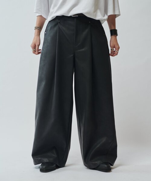 【完売品】【新品未使用】jentlouis レザーパンツ S 完売品】jentlouis レザーパンツ S