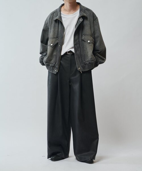 Lui's（ルイス） パンツ 「SURJENT」 シンセティックレザーワイド