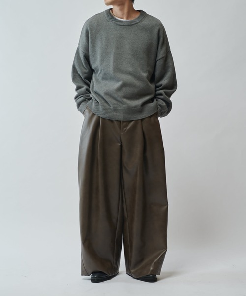 Lui's（ルイス） パンツ 「SURJENT」 シンセティックレザーワイド