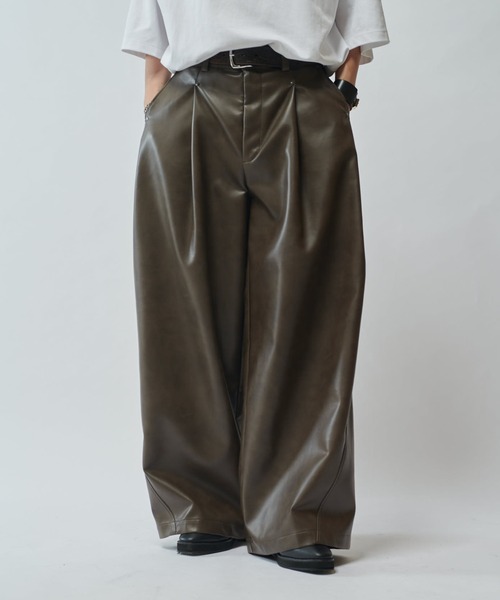 Lui's（ルイス） パンツ 「SURJENT」 シンセティックレザーワイド