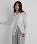 tシャツ ストレッチレースロングスリーブトップ...の詳細画像5