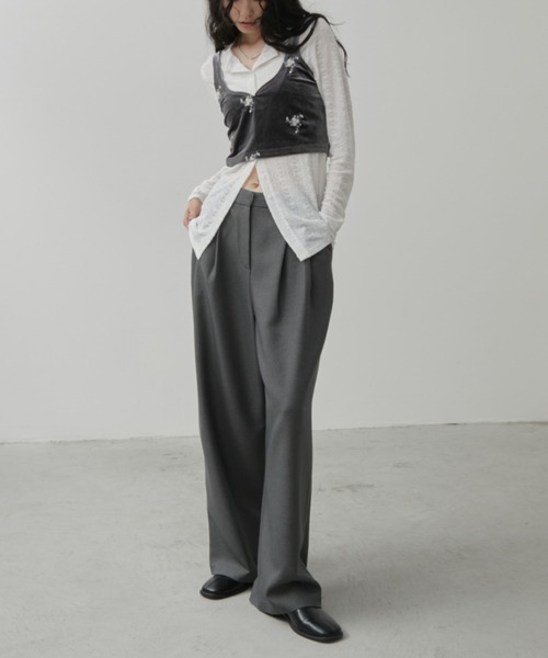 10周年限定AROMATIQUE アロマティック 総レースロングスリーブトップス AROMATIQUE(アロマティック)｜総レース ロングスリーブ/ブラック の