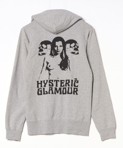 HYSTERIC GLAMOUR 「HYSTERIC GLAMOUR」 ジップアップパーカー S
