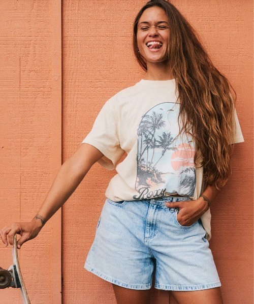 ROXY（ロキシー） tシャツ SUNNYOVERSIZE STONE /ロキシーオーバー