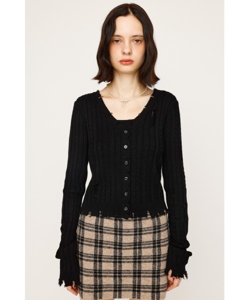 SLY（スライ） ニット セーター 「キャミセット」V/N CRASH 2P TOPS