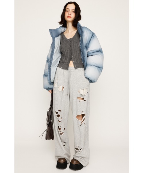 ニット セーター V/N CRASH 2P TOPS ブイネック クラッシュ ツーピー トップス 秋服 レディース SLY ニット セーター V/N CRASH 2P TOPS ブイネック クラッシュ