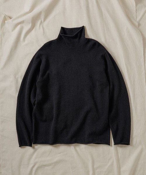 セーター ニット 「WILD LIFE TAILOR」SHETLAND WOOL ROLL NECK KNIT メンズ