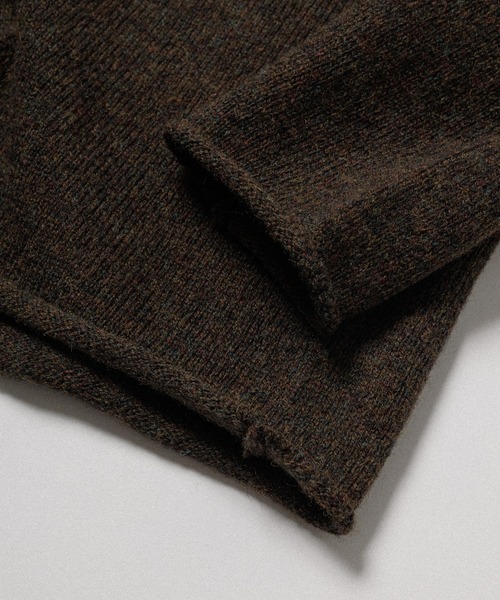 セーター ニット 「WILD LIFE TAILOR」SHETLAND WOOL ROLL NECK KNIT メンズ