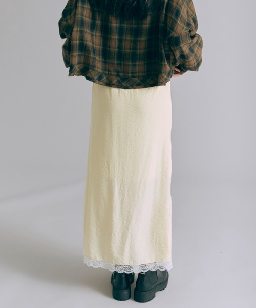 EN NEUME スカート Vintage Lace-trim Skirt : ZOZOTOWN Yahoo
