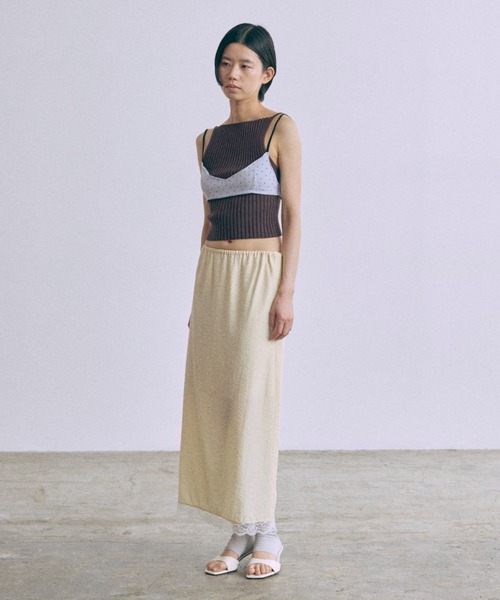 EN NEUME スカート Vintage Lace-trim Skirt : ZOZOTOWN Yahoo!店