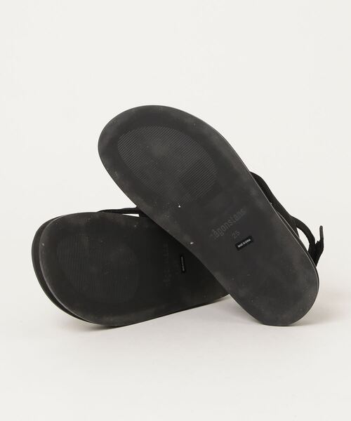 「nagonstans」 ビーチサンダル 25cm ブラック レディース_画像3