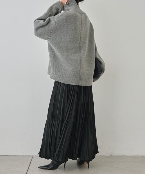 未使用タグ付GALLARDAGALANTE ラップロングスカート グレー GALLARDAGALANTE スカート タフタプリーツスカート : ZOZOTOWN