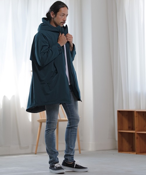 「CAMBIO」 加工スキニーデニムパンツ M ブルー メンズ