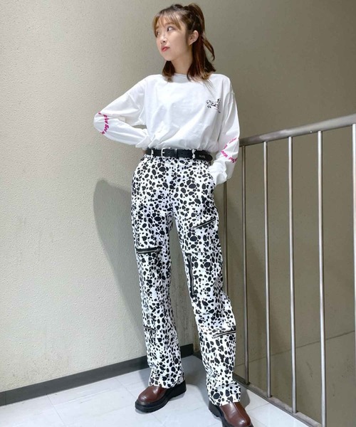 X-girl（エックスガール） パンツ M ブラック レディース : ZOZOTOWN