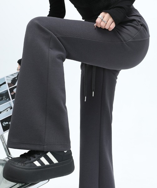 HANDO ワイドパンツ スウェットパンツ ジャージ カジュアルだけど