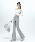 ワイドパンツ スウェットパンツ ジャージ カジ...の詳細画像5