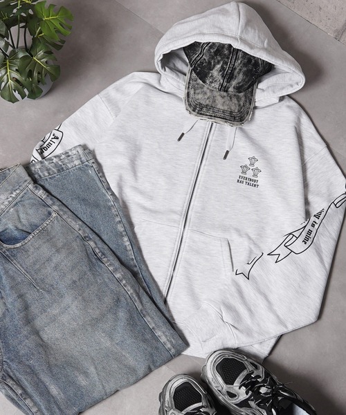 C.E パーカー C.E（シーイー）の「C.E / CAV EMPT EMBROIDERY ZIP HOODY（パーカー