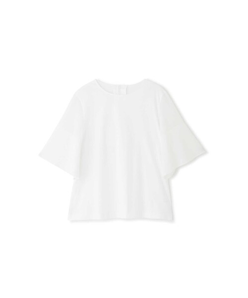 「human woman」 半袖カットソー MEDIUM カーキ レディース_画像2