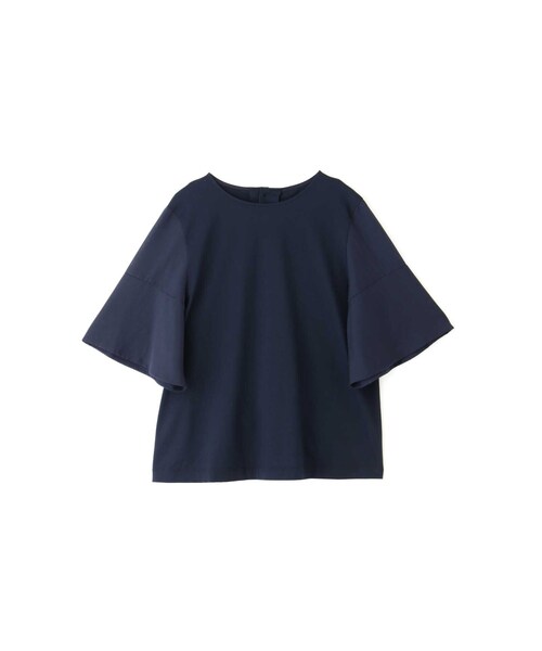 「human woman」 半袖カットソー MEDIUM カーキ レディース_画像7