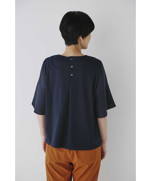 「human woman」 半袖カットソー MEDIUM カーキ レディース_画像9