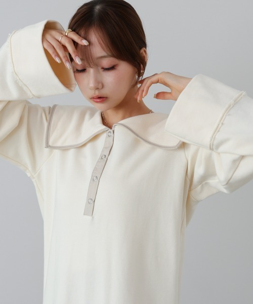 BAB（バブ） ワンピース 「選べるサイズ展開」ビッグカラー配色