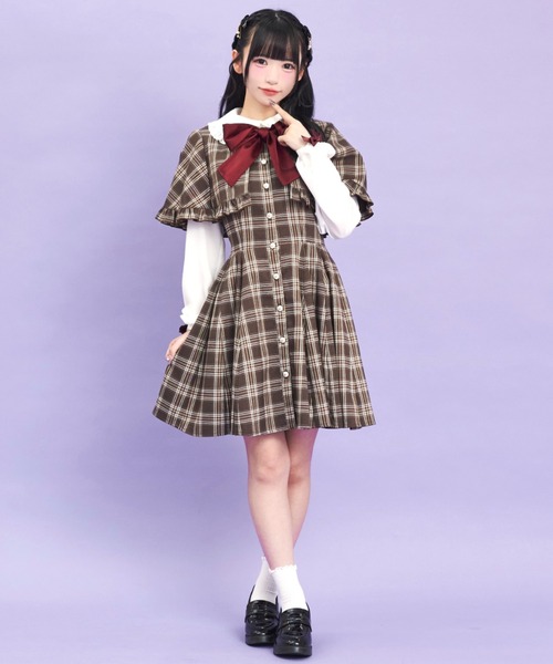 シークレットハニー 愛の芽生え ワンピース Secret Honey（シークレットハニー） ワンピース ケープ付ワンピース