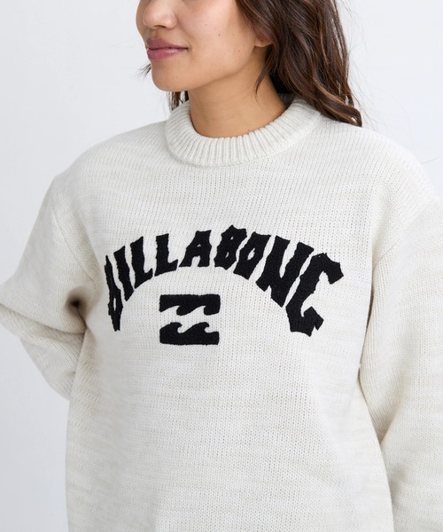 BILLABONG（ビラボン） ニット セーター レディース ARCH LOGO JQ CREW