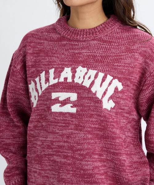 BILLABONG（ビラボン） ニット セーター レディース ARCH LOGO JQ CREW