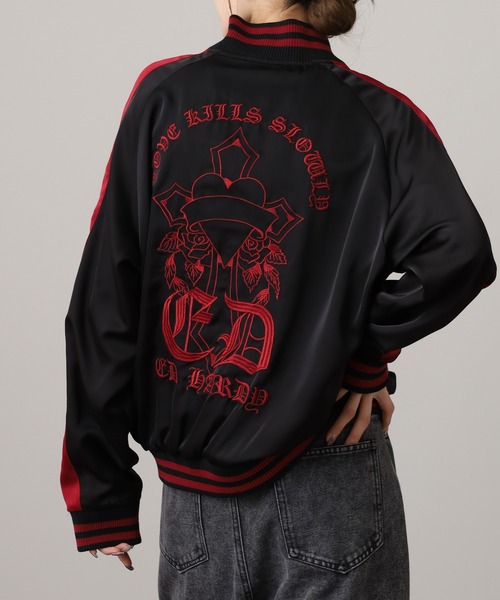 エドハーディ　スカジャン　スタジャン　ジャケット Ed Hardy（エド・ハーディー） スカジャン スカジャン メンズ