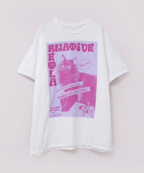 「RNA」 半袖Tシャツ MEDIUM アッシュグレー レディース_画像8