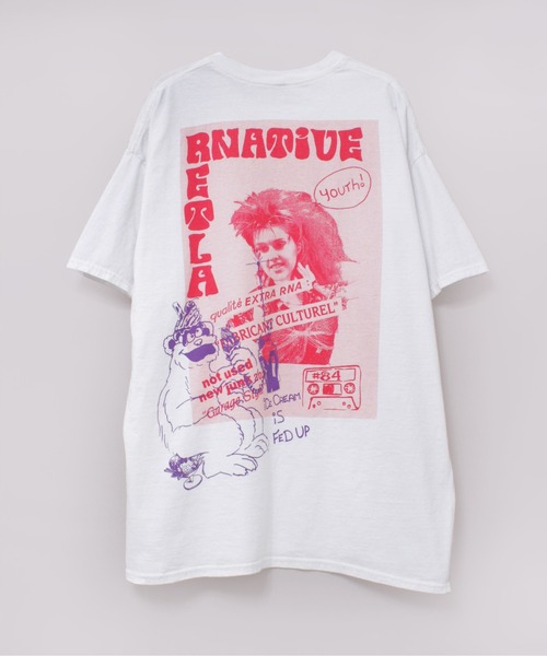 「RNA」 半袖Tシャツ MEDIUM アッシュグレー レディース_画像9