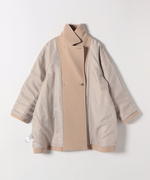 SHIPS any コート アウター 「WEB限定」SHIPS any: PURE WOOL スタンド