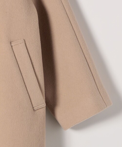 SHIPS any コート アウター 「WEB限定」SHIPS any: PURE WOOL スタンド