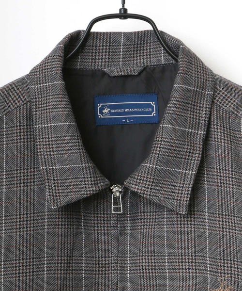 「BEVERLY HILLS POLO CLUB」 ブルゾン LL ベージュ メンズ_画像8